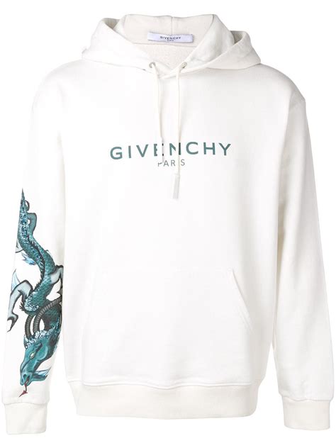 sweat givenchy blanc|Givenchy crest sweatshirt.